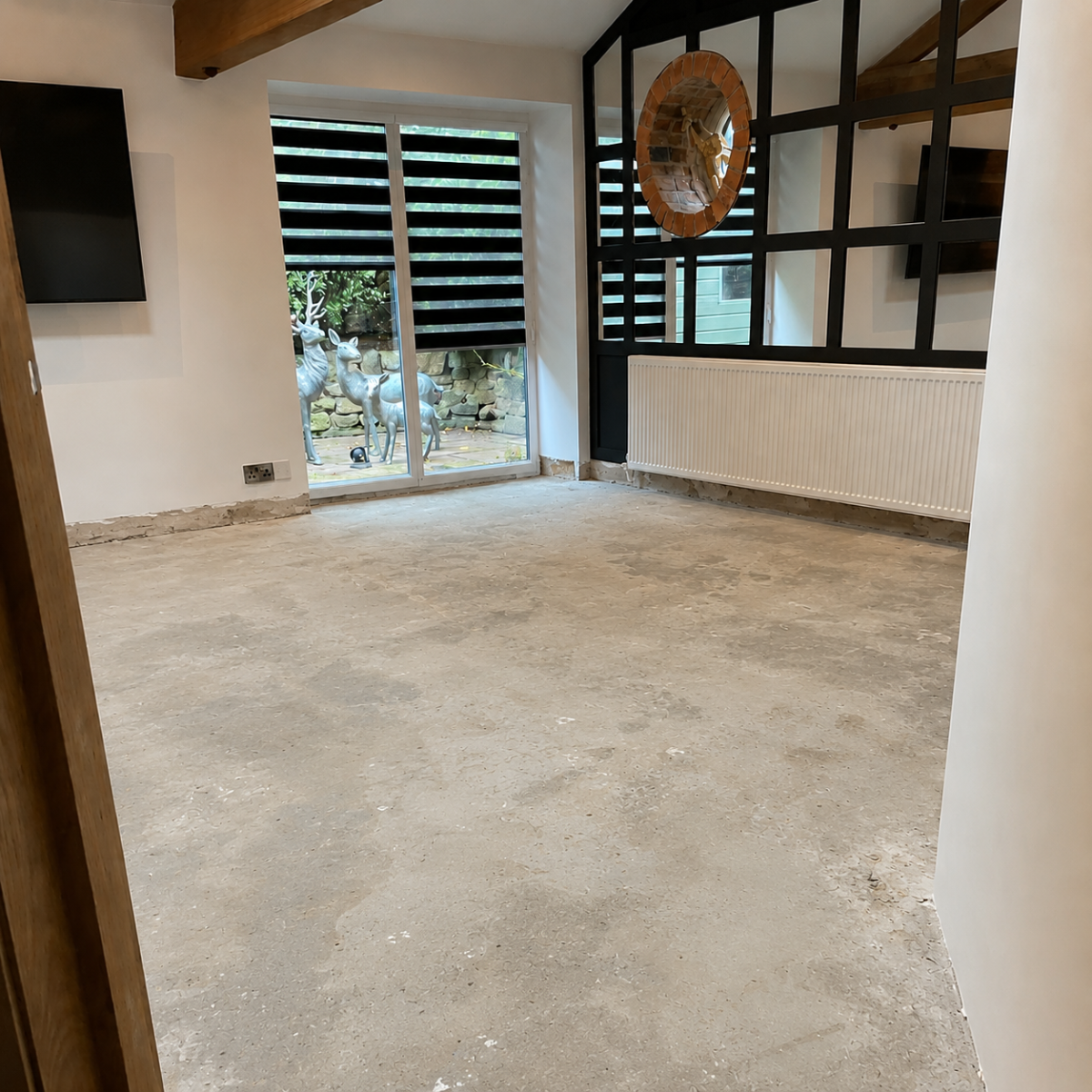 Before Epoxy Resin Metallic Floor Residential Resin Finesse UK